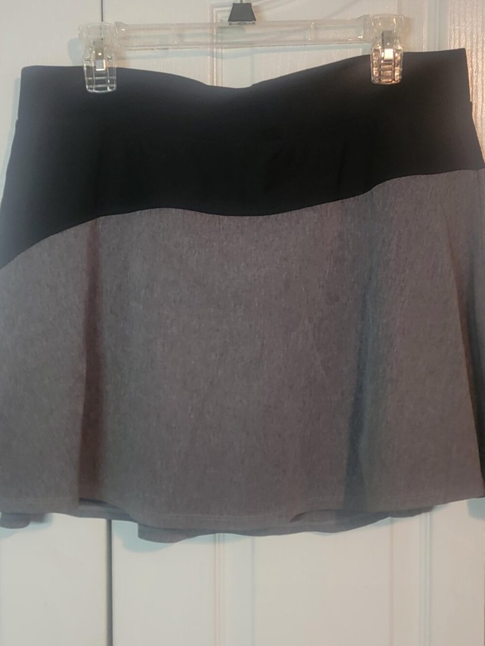BCG Tennis Skort Women’s XL Gray Pleated Athletic Skirt Pockets NWOT